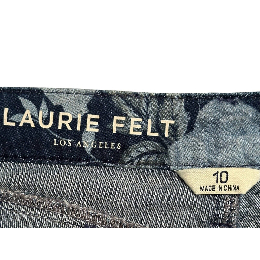 Laurie Felt Womens Jeans Blue Size 10 Daisy Denim Ankle Straight Cotton Blend - Picture 6 of 16